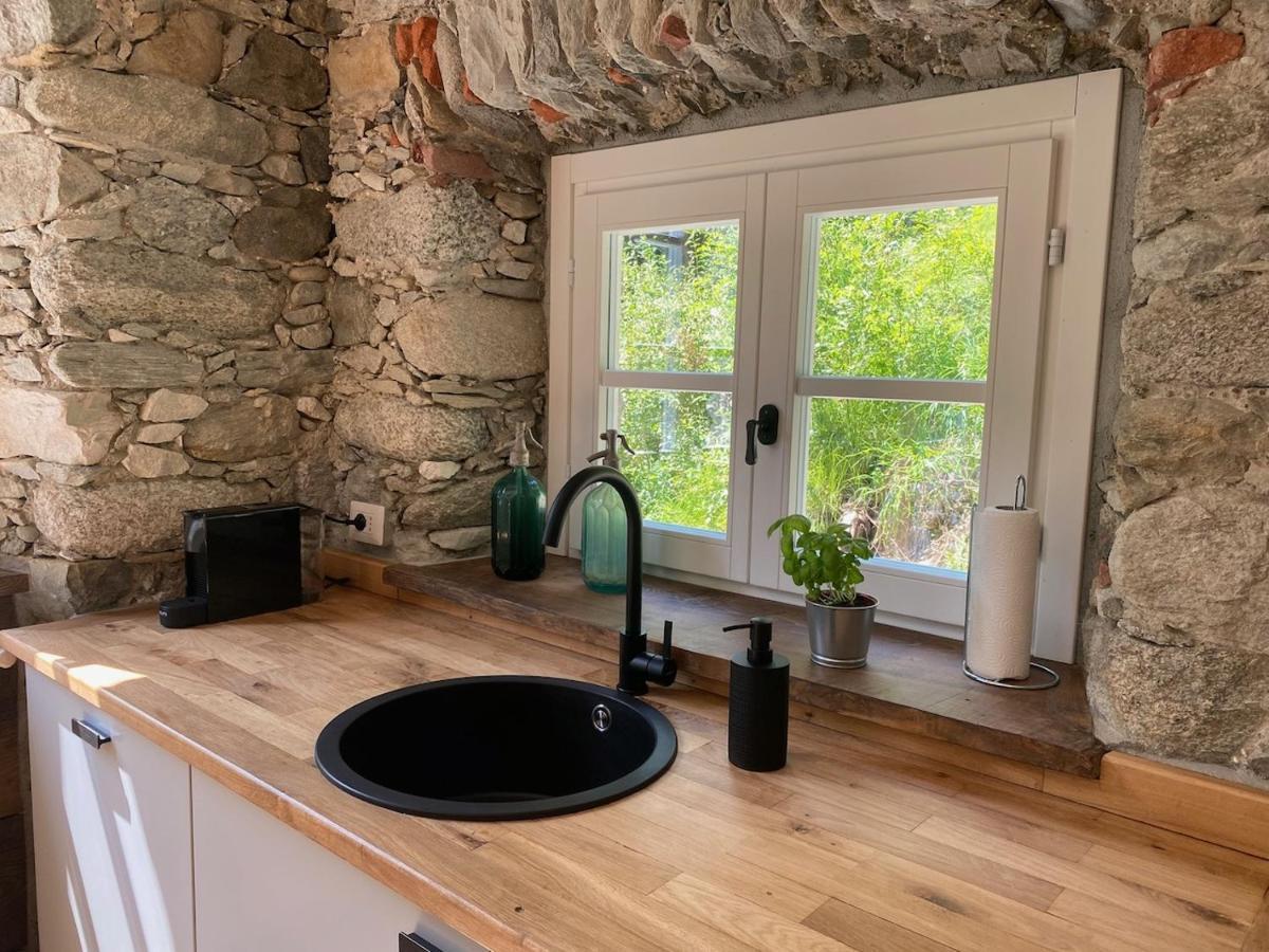 Mountain Cabin Valsesia Appartement Stella 瓦拉洛 外观 照片
